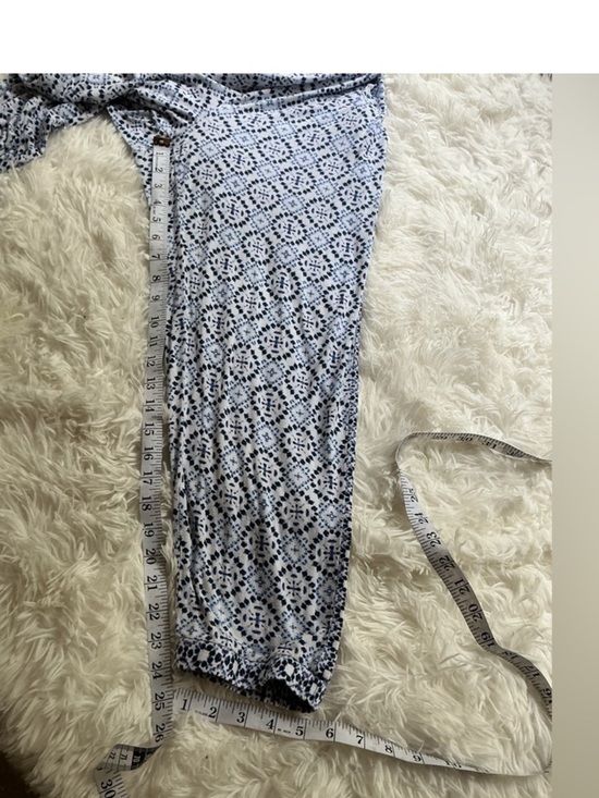 Echo Sleepwear Women’s Printed Jogger Pants Blue White black purple Pattern  L - Picture 6 of 12